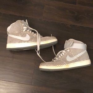 Nike AF1 size 8, mild wear (clay from baseball field)